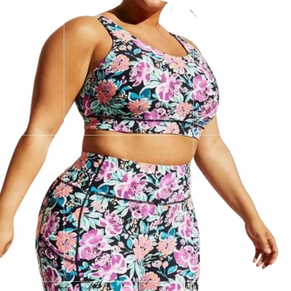 Torrid 1 low impact wireless twist back active sports bra BC 3363